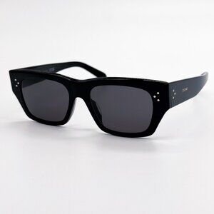 NEW CL40297U 01A CELINE SUNGLASSES BLACK GRAY WOMEN EYEWEAR